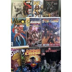 DC Marvel Deadpool Supergirl Magnus X-men Daredevil Namor Starlord Lot Of 10
